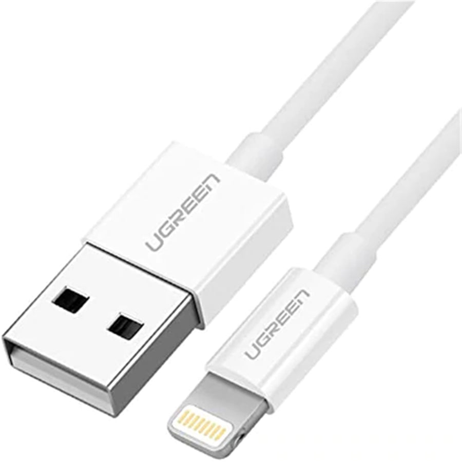 UG-20728 - Ugreen Lightning To USB 2.0 A Male Cable White 1M