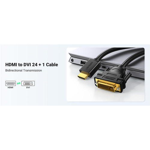 UGREEN  UG-30116  HDMI to DVI Cable - 1m