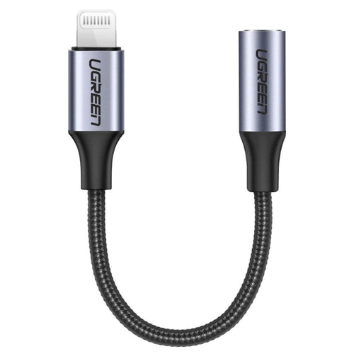 UGREEN  UG-30756  Lightning Audio Adapter - 10cm - Black