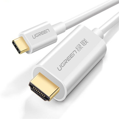 UG-30841 - Ugreen Type-C To HDMI Cable White 1.5M