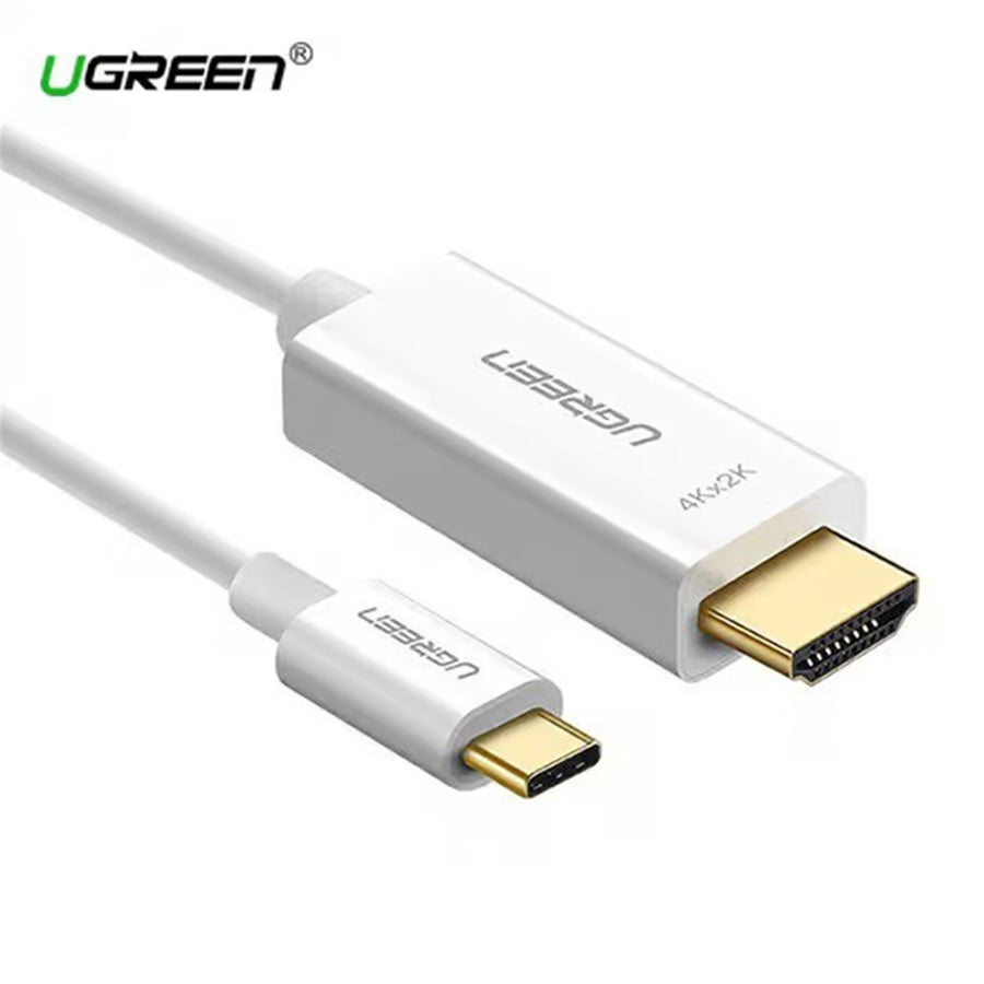 UG-30841 - Ugreen Type-C To HDMI Cable White 1.5M