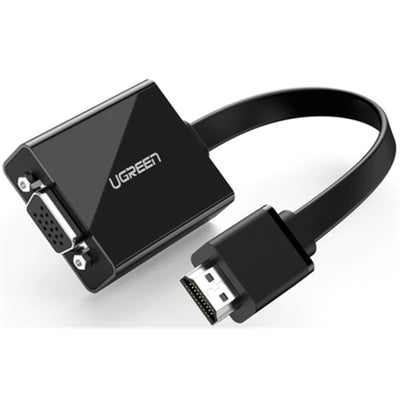 UG-40248 - Ugreen HDMI To VGA 3.5 USdio With Power Port Converter Black