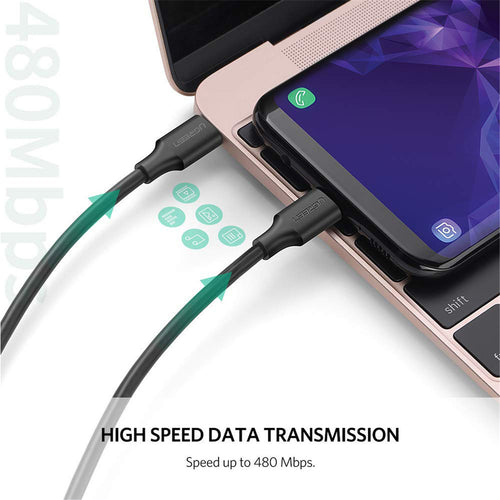 UGREEN  UG-50997 3A - USB 2.0 USB-C Cable - 1m - Black