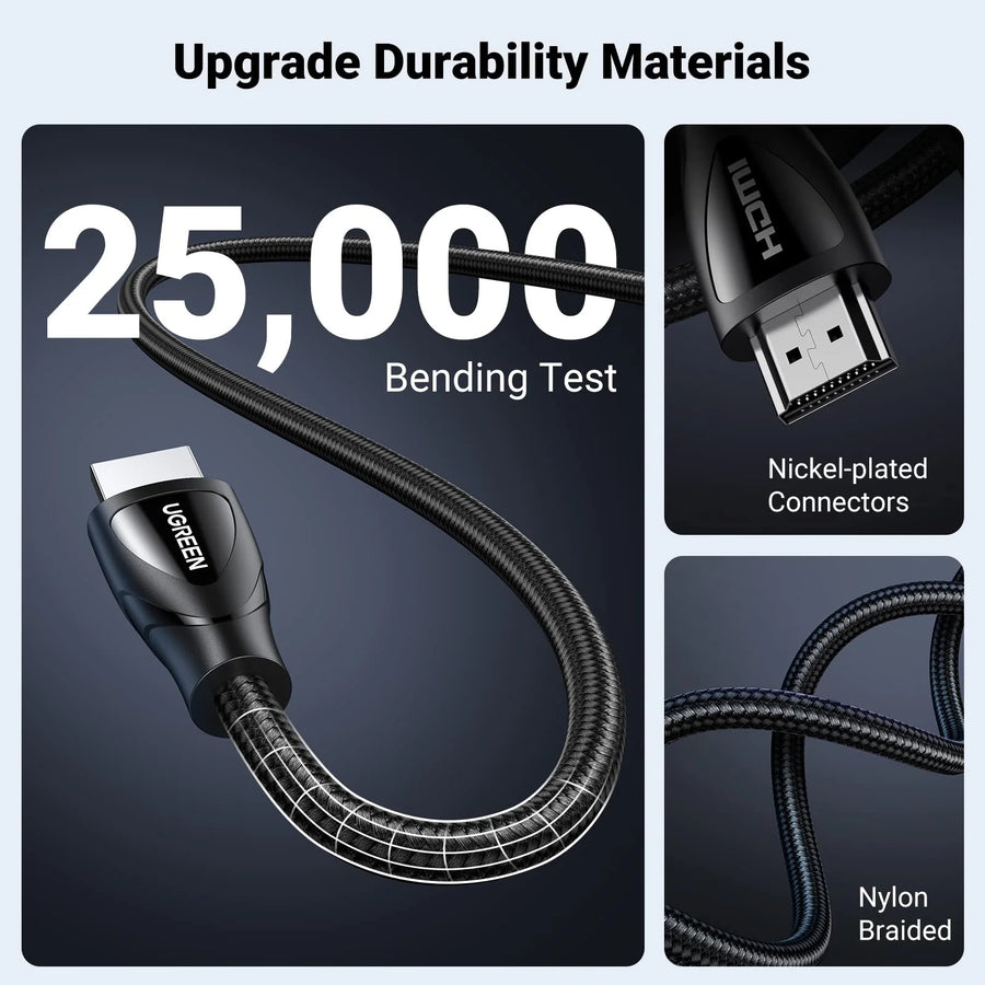 UG-80404 - Ugreen HDMI 2.1 Male To Male Cable Black 3M