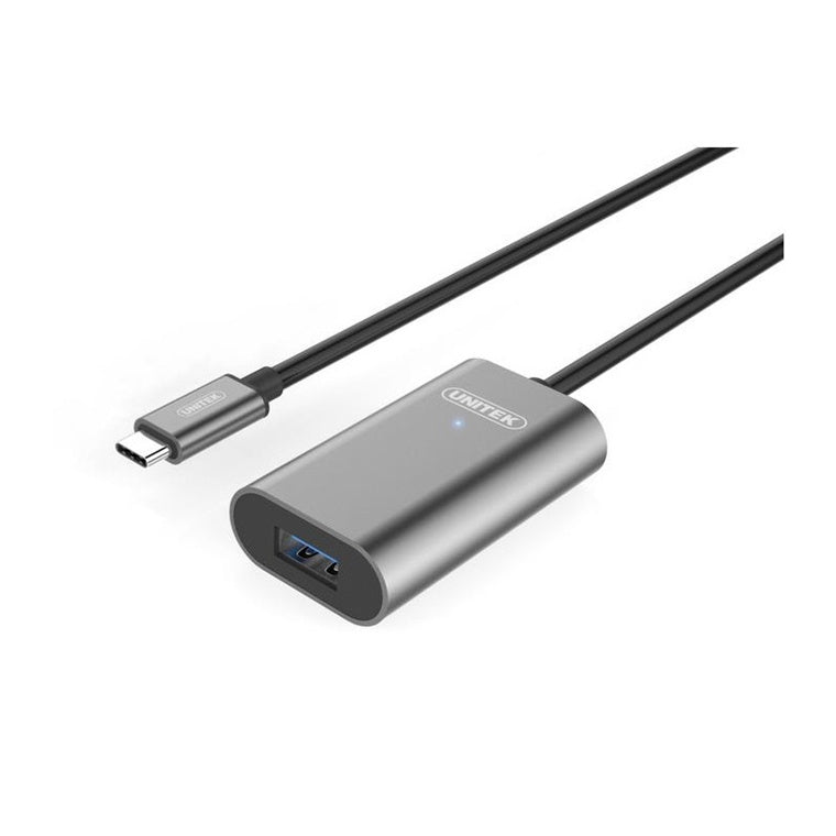 Unitek U304A - 5m USB 3.1 USB-C Active Extension Cable. USB-C Male to USB-A Female.