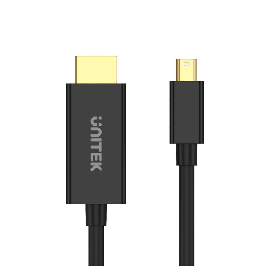 Unitek V1152A - 2M Mini DisplayPort to HDMI 1.4 Cable Supports 4K@30Hz HDR HDCP2.0 3D 7.1 Surround Sound