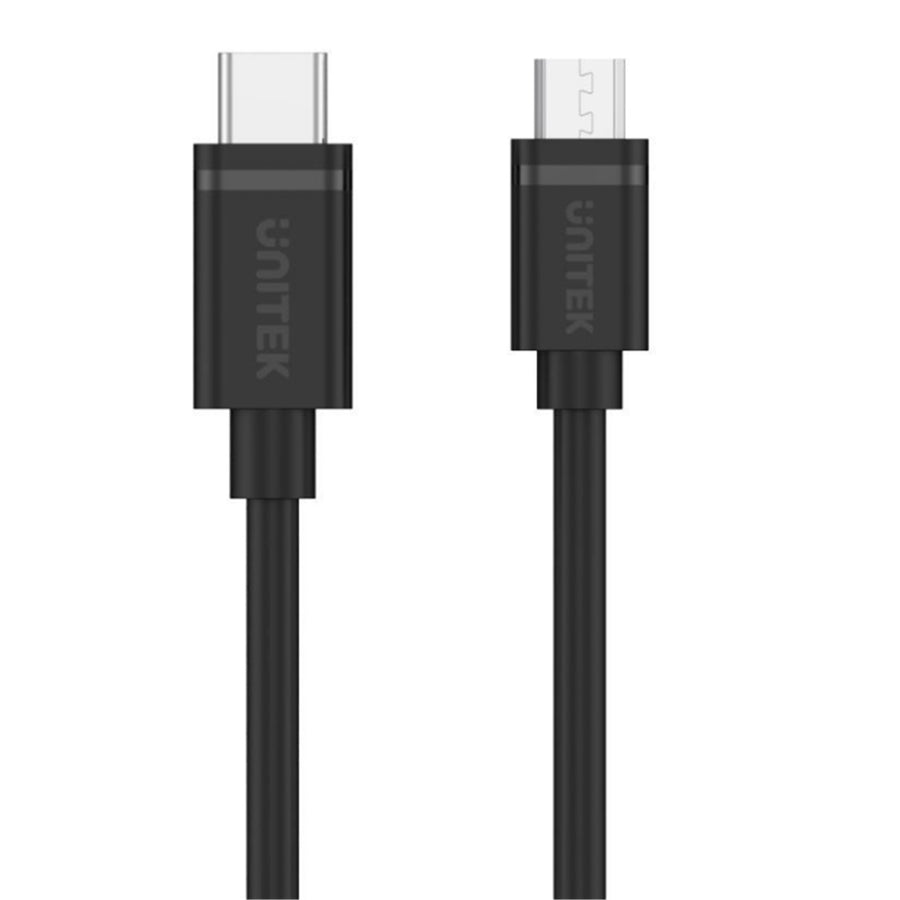 Unitek  Y-C473BK USB 2.0 USB-C to Micro USB-B Cable - 1m - Black