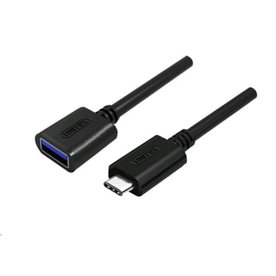 Unitek  Y-C476BK USB 3.0 USB-C to USB-A Adapter - 20cm - Black
