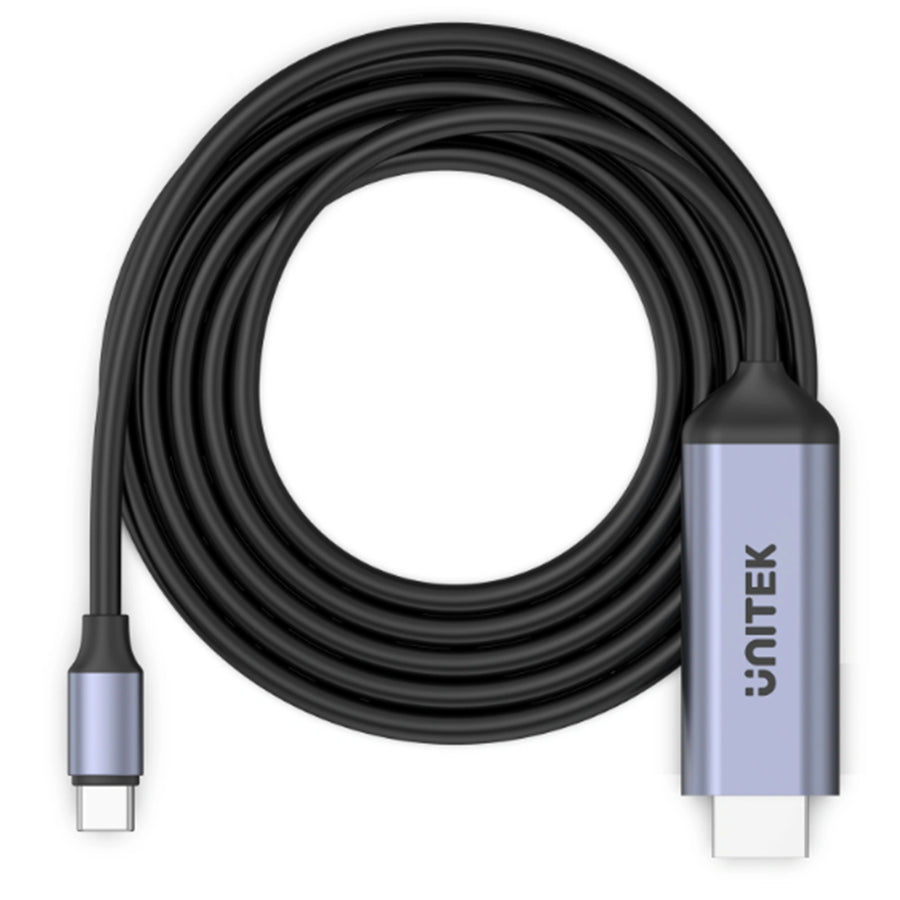 Unitek  V1423B  USB-C to HDMI Cable - 1.8m - Black + Grey