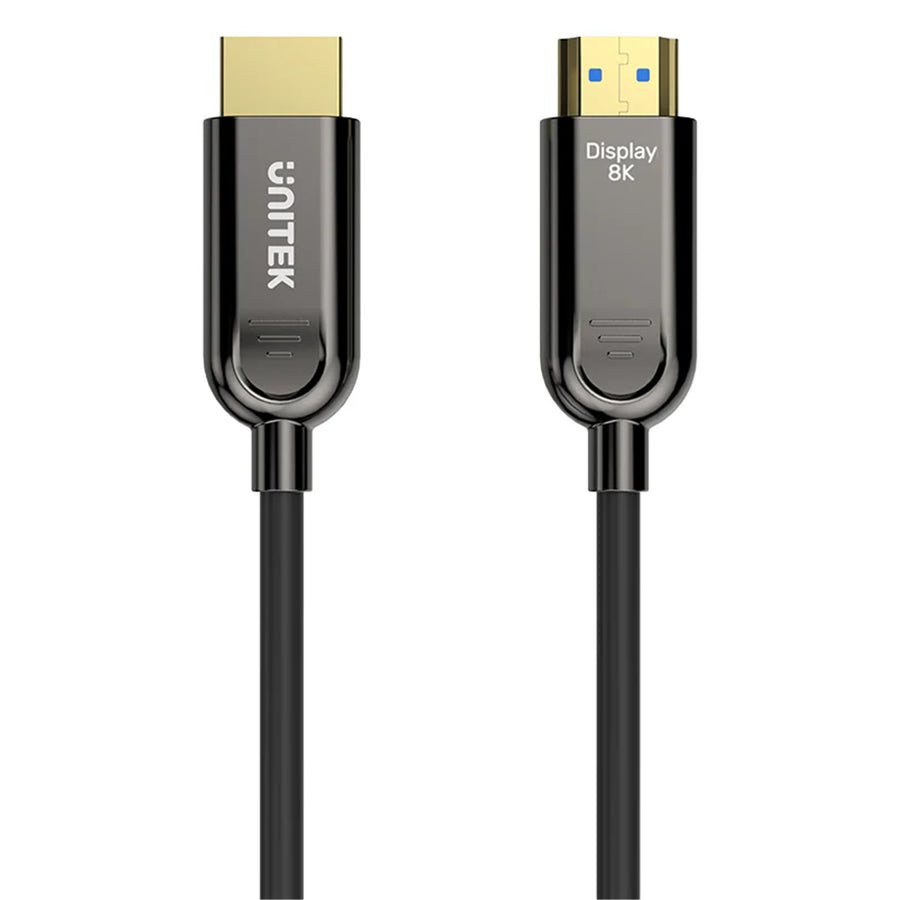 Unitek C11085GY01-20M - 20M 8K HDMI Fiber Optic 2.1 Cable & Supports 48Gbps. Support Max Res up to 8K@60Hz