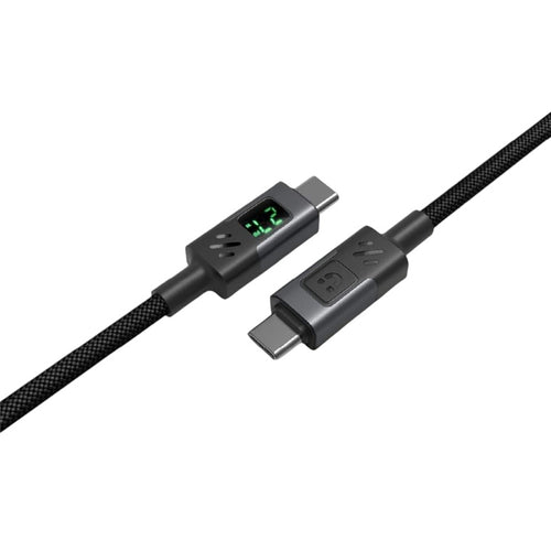 Unitek C14158A-1M USB-C to USB-C Nylon Braid Cable 60W PD - Up to 480 Mbps - USB2.0 - Black - 1m