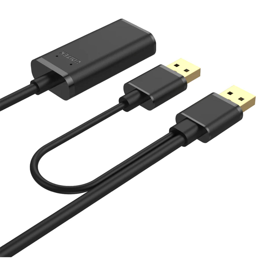 Unitek Y-278 - 10m USB 2.0 Active Extension Cable. Built-in Ext Chipset Supports Extended