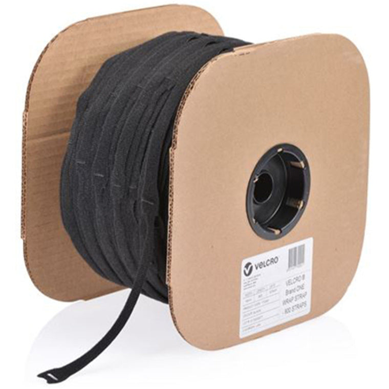 Velcro  VEL170091  Cable Management Tie - 20cm - Black - 900 Pack