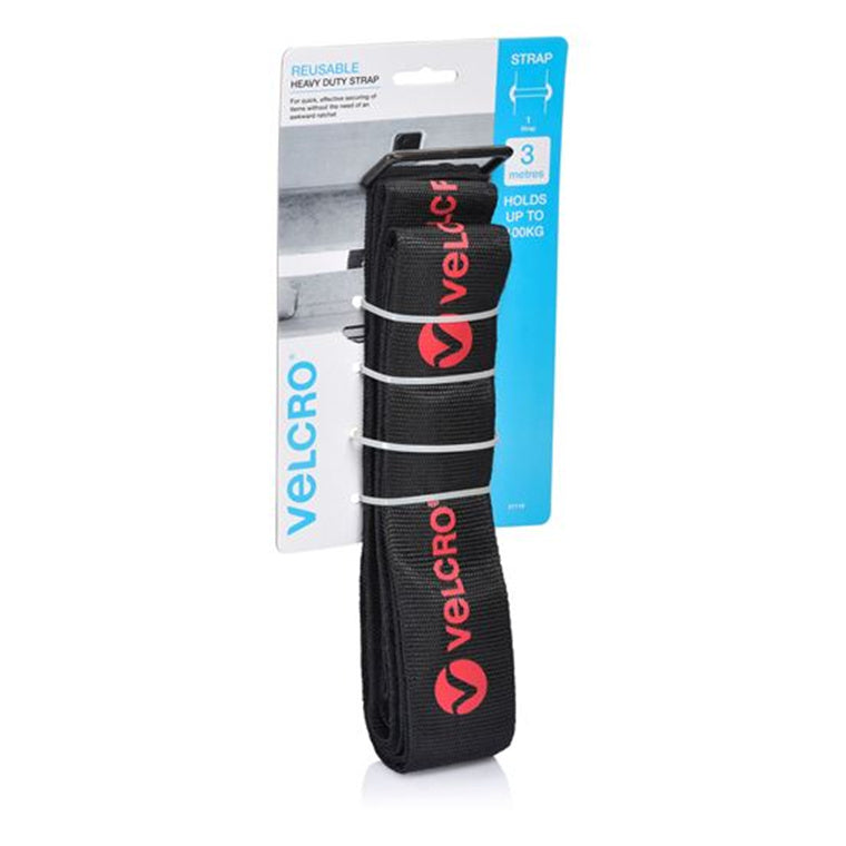 VELCRO VEL21116 - Heavy Duty x 50mm Tie Down Strap. Secure & Hold 100kgs. Safe & Reliable