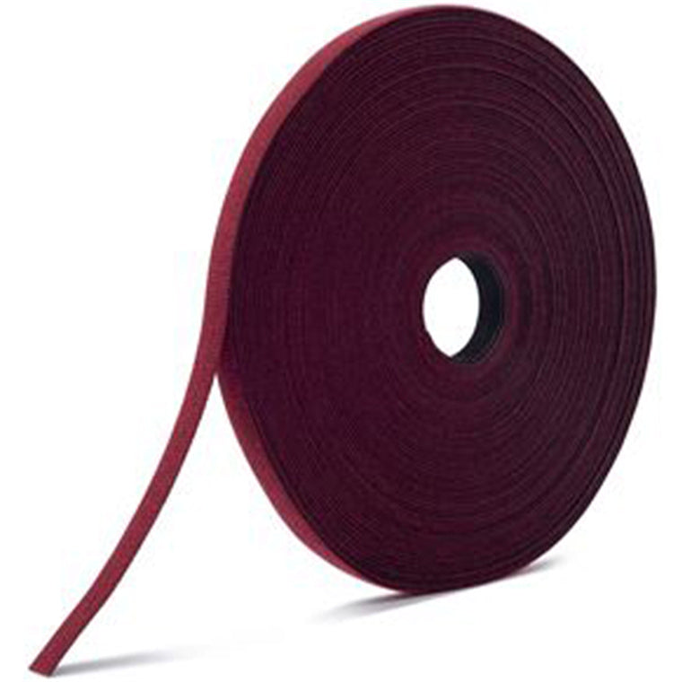 Velcro  VEL30994  Cable Management Tie - 22.8m - Cranberry