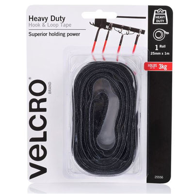 Velcro VEL25556 Kabelmanagementband – 1 m – Schwarz