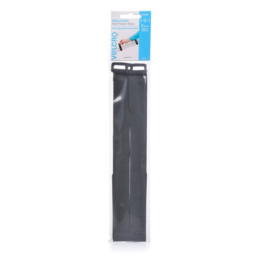 VELCRO VEL26322 - 25 x 900mm Adjustable 2 Pack Multi-Purpose Straps. Designed to Bundle & Secure