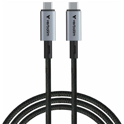 Verbatim 31847 240W - 40Gbps USB-C Cable - 1.2m - Black