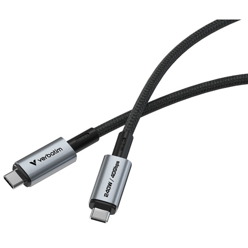 Verbatim 31847 240W - 40Gbps USB-C Cable - 1.2m - Black