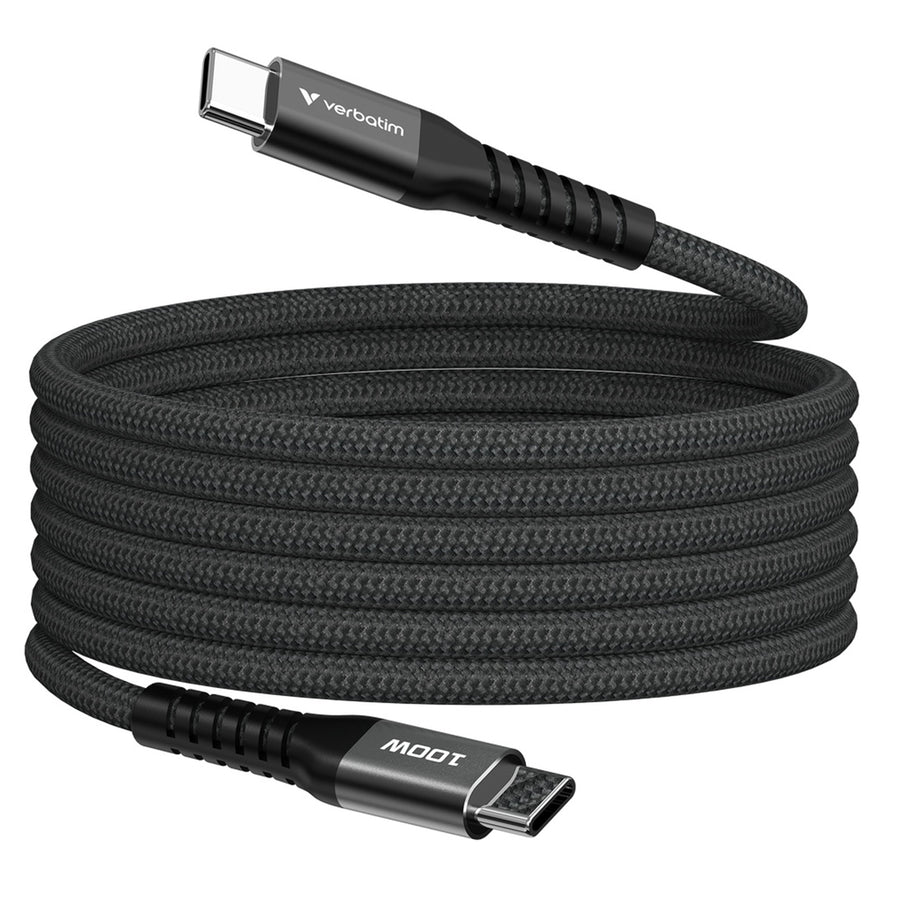 Verbatim  31863 Sync & Charge USB C to USB C 100W Magnetic 120 cm - Black