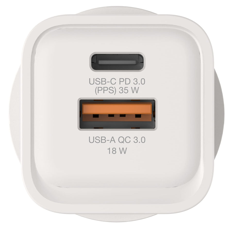 Verbatim 35W GaN Charger with 1x USB-C and 1x USB-A