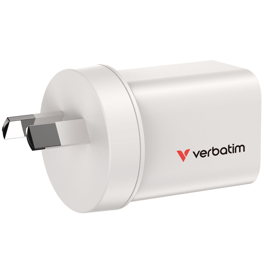 Verbatim 35W GaN Charger with 1x USB-C and 1x USB-A