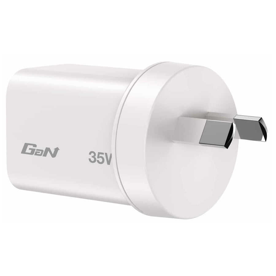 Verbatim 35W GaN Charger with 1x USB-C and 1x USB-A