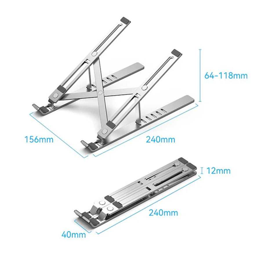 Vention KDMI0  Foldable Laptop Stand Silver Aluminum Alloy Type