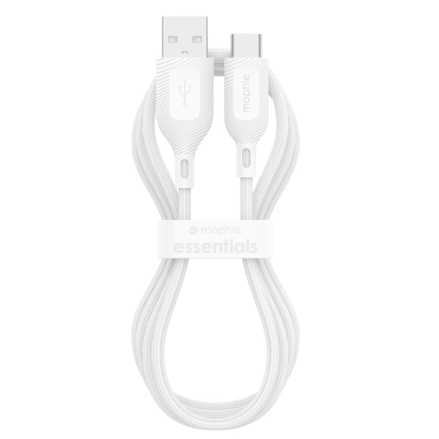 ZAGG 409912191 - Mophie Essential Kabel A C Kabel - Weiß geflochten - 2m