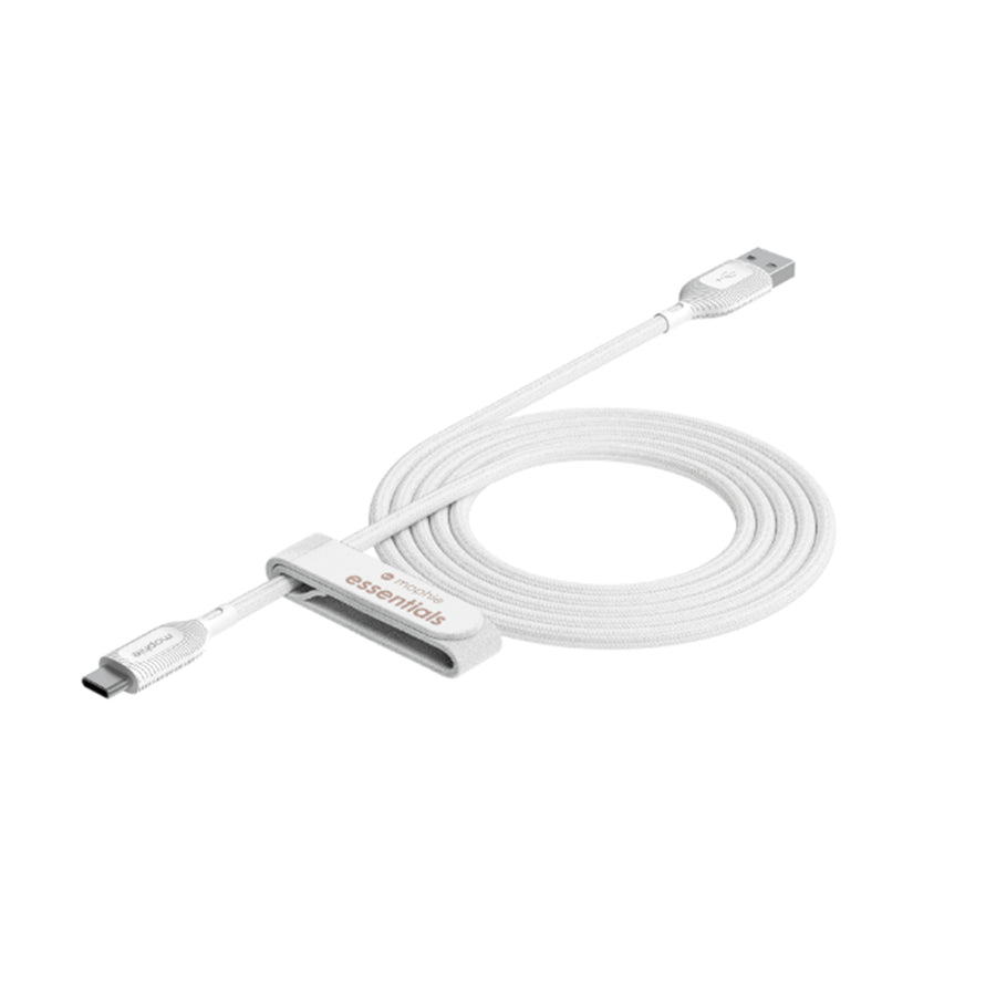 ZAGG 409912191 - Mophie Essential Kabel A C Kabel - Weiß geflochten - 2m