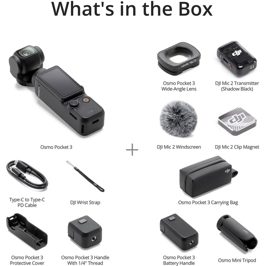 CP-OS-00000302 - DJI Osmo Pocket 3 Creator Combo - CP-OS-00000302