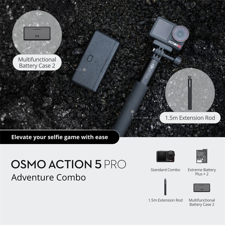 CP-OS-00000350 - DJI Action 5 Pro Adventure Combo CP-OS-00000350