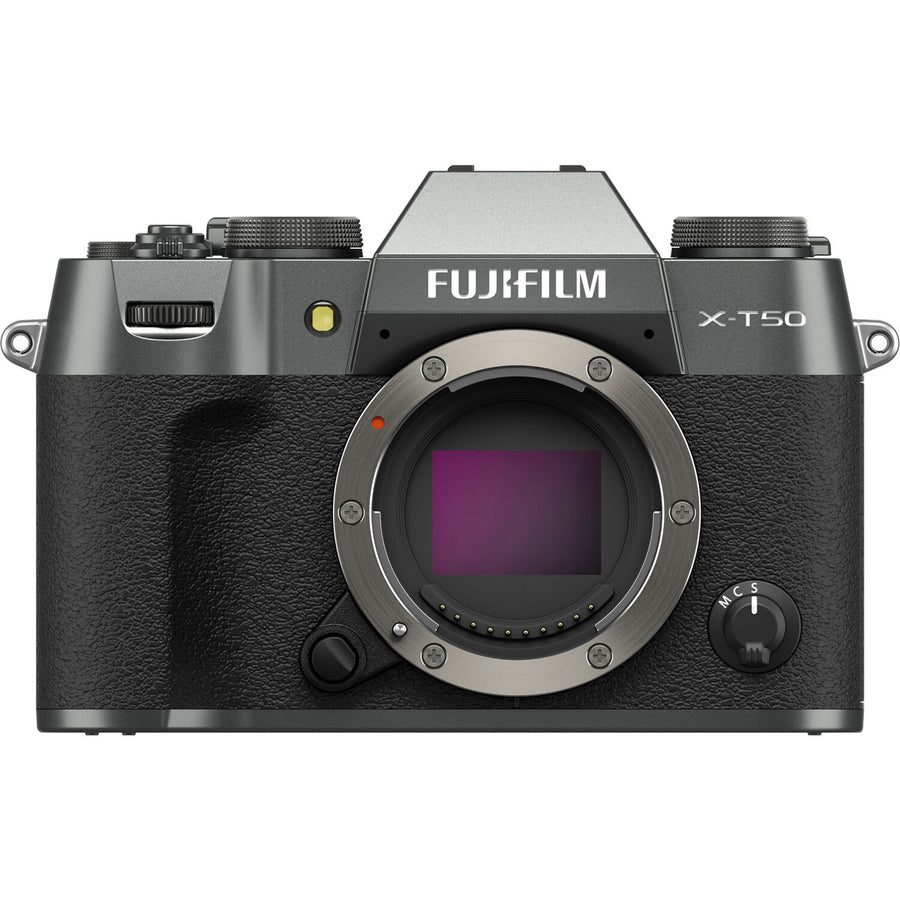 Fujifilm  X-T50  Mirrorless Camera (Body Only) - Charcoal Silver