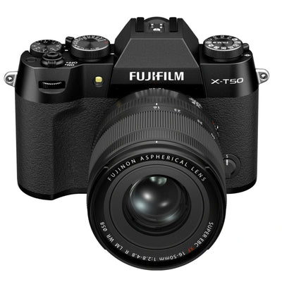Fujifilm  X-T50 Mirrorless Camera with XF 16-50mm f/2.8-4.8 Lens Black