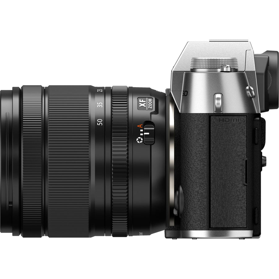 Fujifilm  X-T50  Mirrorless Camera with XF 16-50mm f/2.8-4.8 Lens - Silver