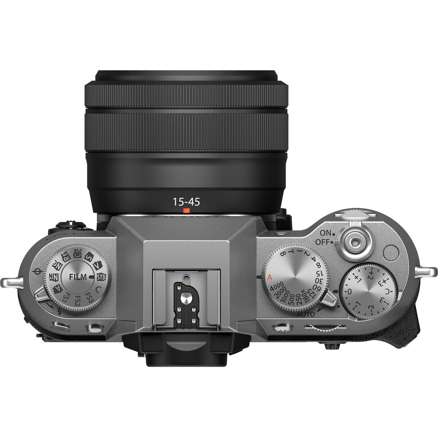 Fujifilm  X-T50  Mirrorless Camera with 15-45mm f/3.5-5.6 Lens - Silver