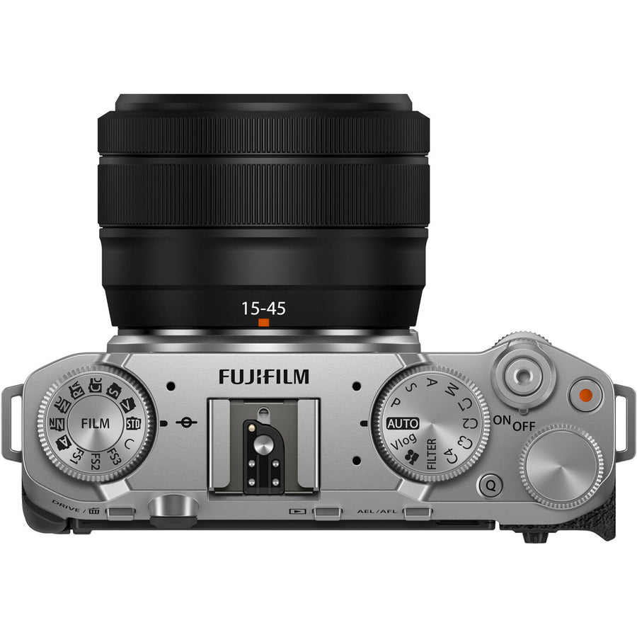 Fujifilm  X-M5  Mirrorless Camera with XC 15-45mm f/3.5-5.6 Lens - Silver