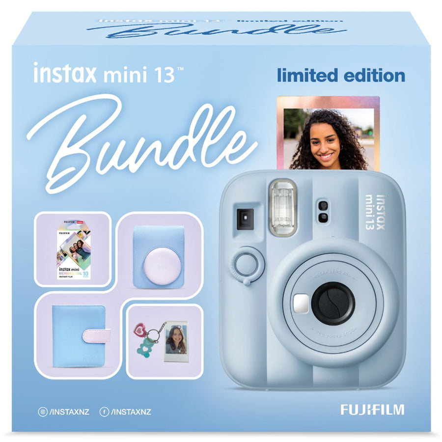 Fujifilm Instax Mini 13  Instant Camera Mid-Year Gift Pack -  Frost Blue