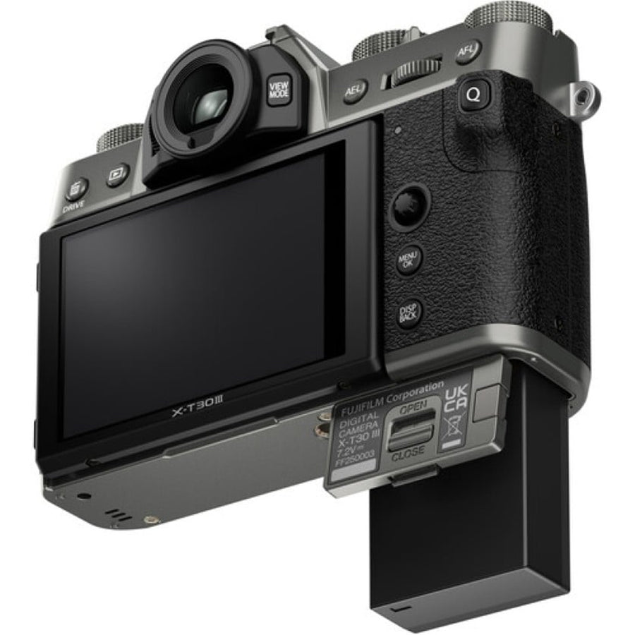 Fujifilm X-T30 III Mirrorless Camera with 13-33mm f/3.5-6.3 Lens - Charcoal Silver