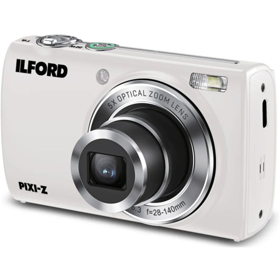 ILFORD  PIXI-Z  5X Optical Zoom Digital Camera - White