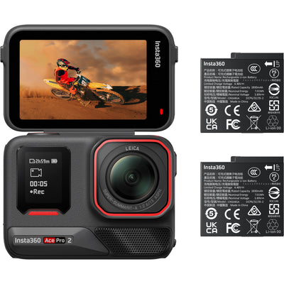 Insta360 Ace Pro 2 8K Action Camera Dual Battery Bundle