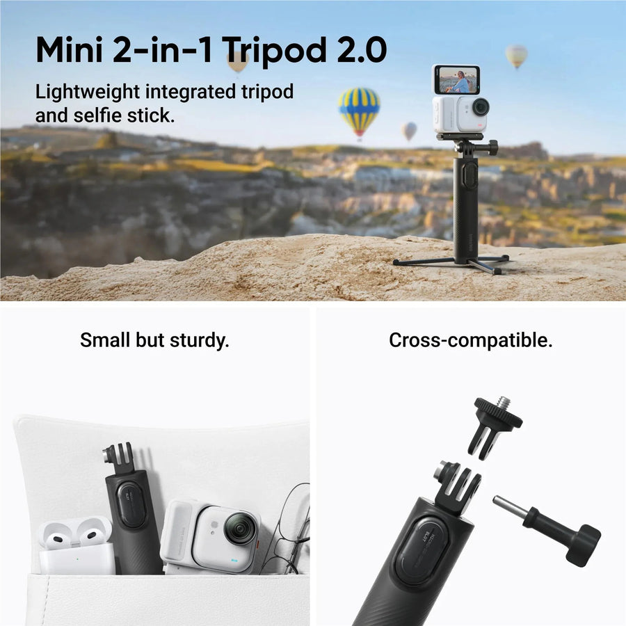 Insta360 GO Ultra Action Camera Creator Bundle - Arctic White