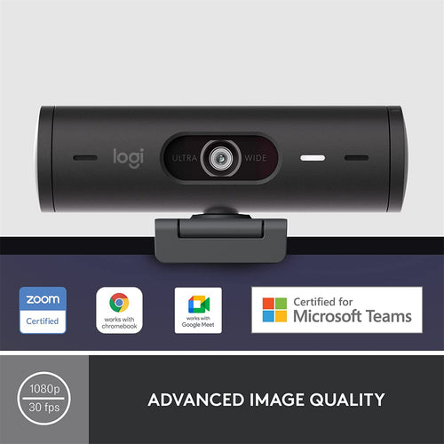 Logitech Brio 500 FHD HDR Webcam - Graphite