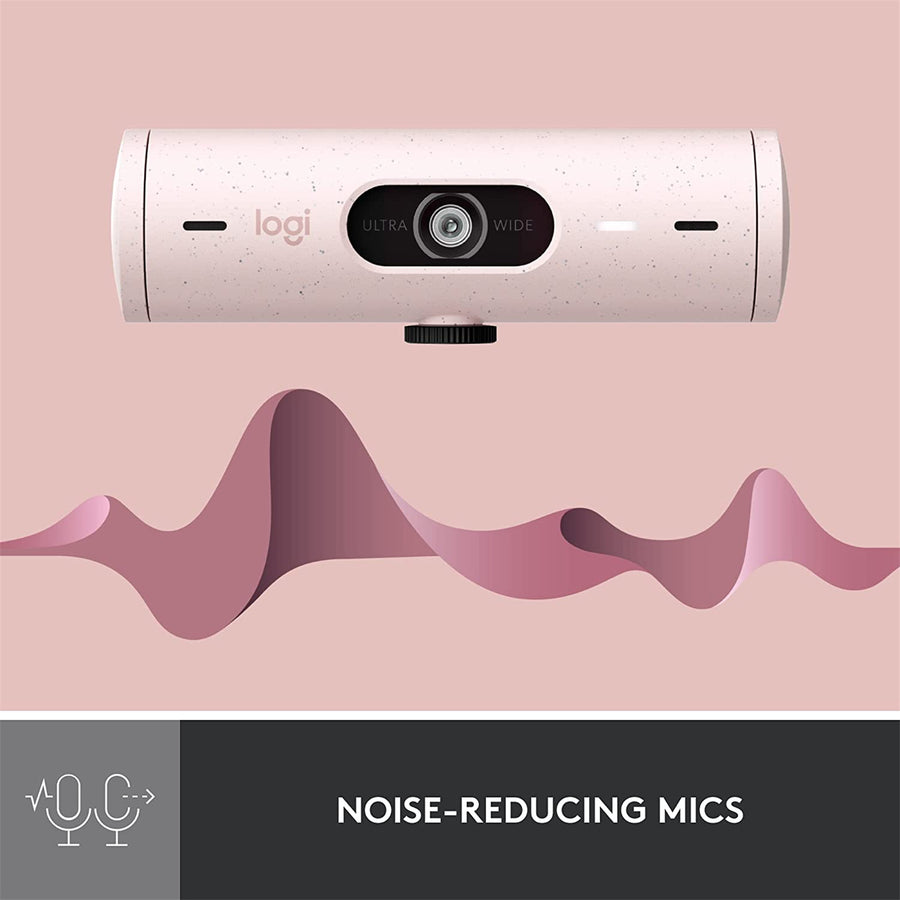 Logitech Brio 500 FHD HDR Webcam - Rose