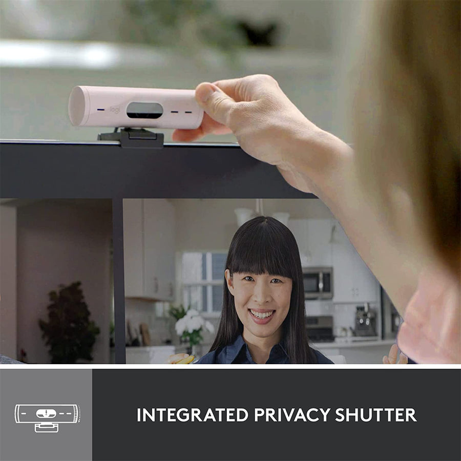 Logitech Brio 500 FHD HDR Webcam - Rose