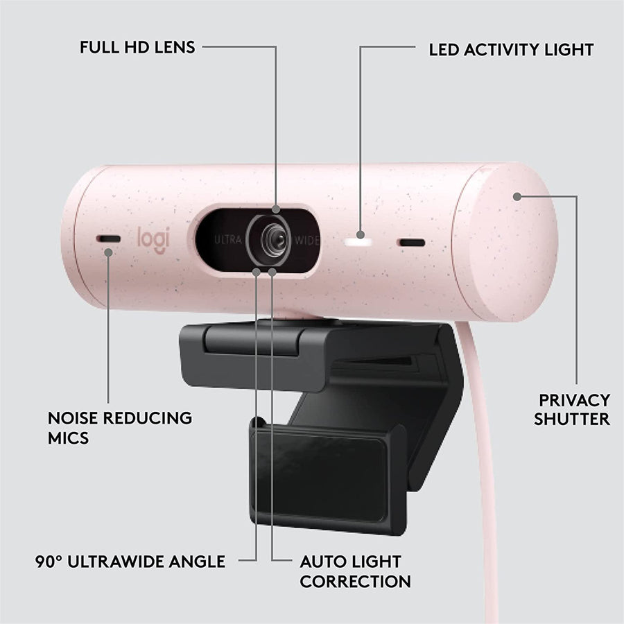 Logitech BRIO 500 - ROSE
