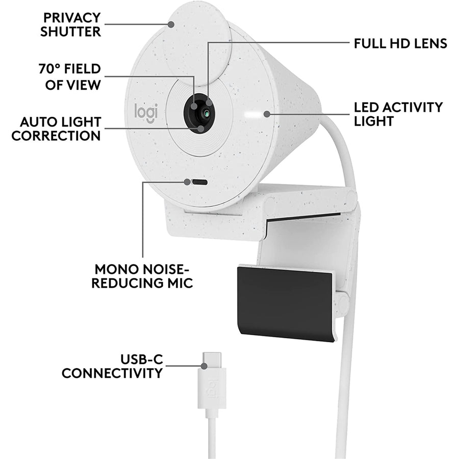 960-001443 - Logitech Brio 300 - Off White