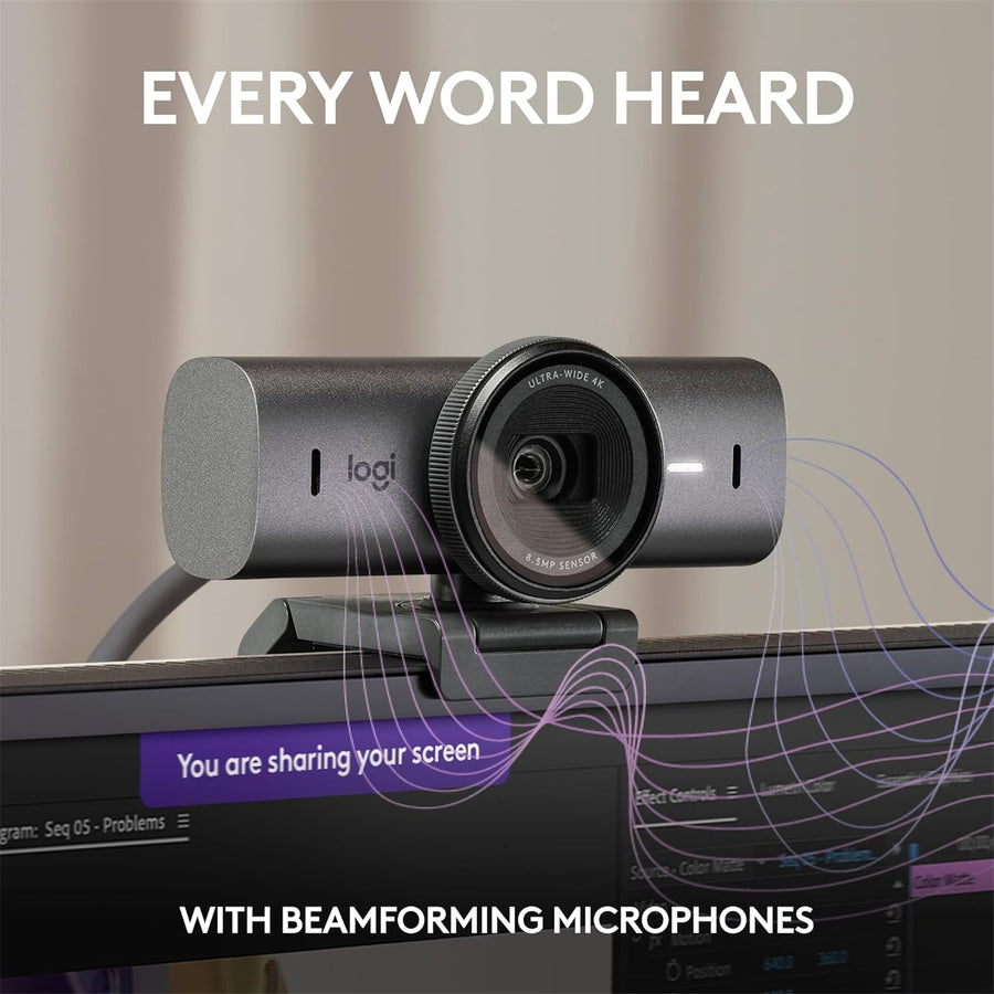 960-001548 - Logitech MX Brio Ultra HD 4K Webcam GRPH