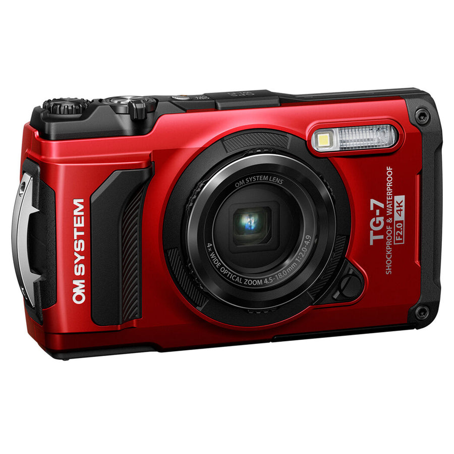 OM System TG-7 Tough Digital Camera Red
