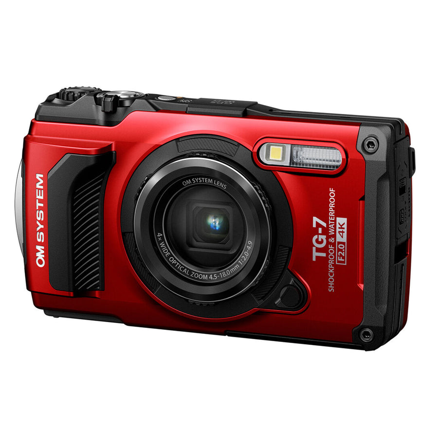 OM System TG-7 Tough Digital Camera Red